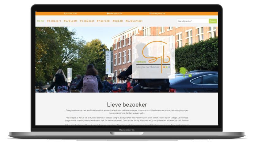 printscreen website SJB Mol informeert